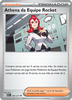 Athena da Equipe Rocket — carta 202 de Heróis Excelsos