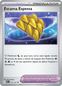 Escama Espessa — carta 211 de Heróis Excelsos