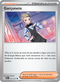 Garçonete — carta 215 de Heróis Excelsos