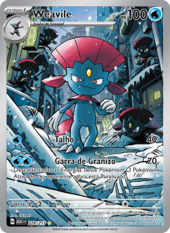 Weavile — carta 228 de Heróis Excelsos