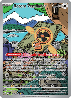 Rotom Ventilador — carta 250 de Heróis Excelsos