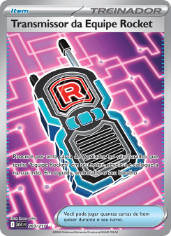 Transmissor da Equipe Rocket — carta 263 de Heróis Excelsos