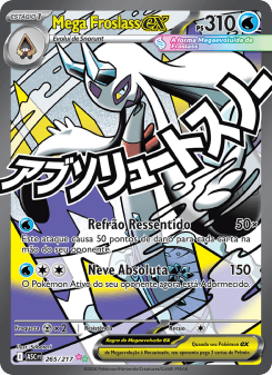 Mega Froslass ex — carta 265 de Heróis Excelsos