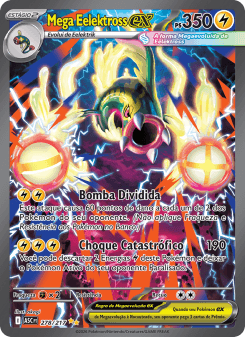 Mega Eelektross ex — carta 278 de Heróis Excelsos