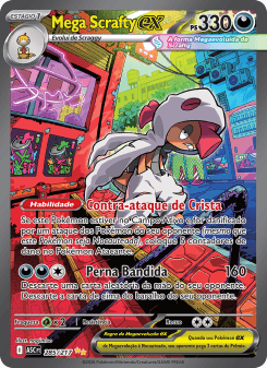 Mega Scrafty ex — carta 285 de Heróis Excelsos
