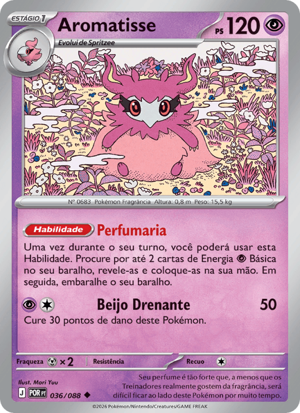 Aromatisse, carta 036 da expansão Equilíbrio Perfeito