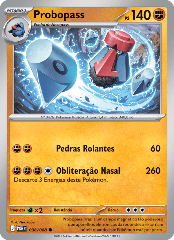 Probopass, carta 038 da expansão Equilíbrio Perfeito
