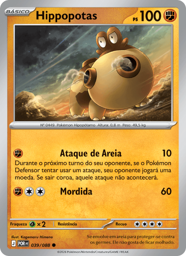 Hippopotas, carta 039 da expansão Equilíbrio Perfeito