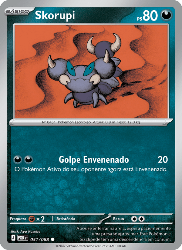 Skorupi, carta 051 da expansão Equilíbrio Perfeito