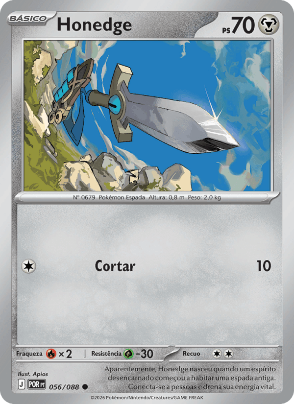 Honedge, carta 056 da expansão Equilíbrio Perfeito