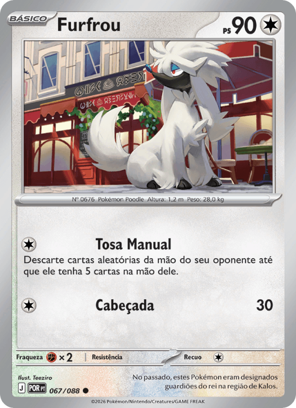 Furfrou, carta 067 da expansão Equilíbrio Perfeito