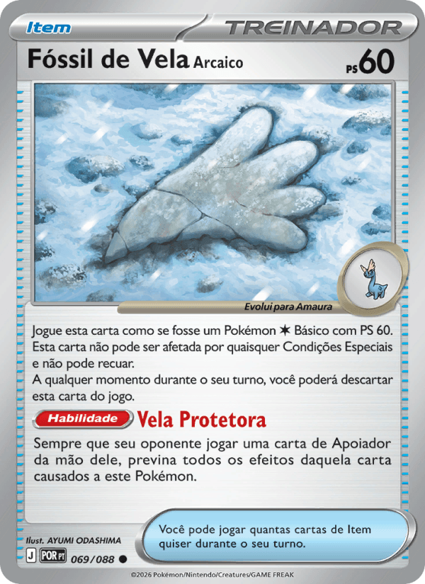 Fóssil de Vela Arcaico, carta 069 da expansão Equilíbrio Perfeito