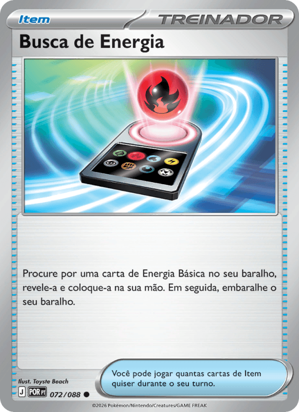 Busca de Energia, carta 072 da expansão Equilíbrio Perfeito