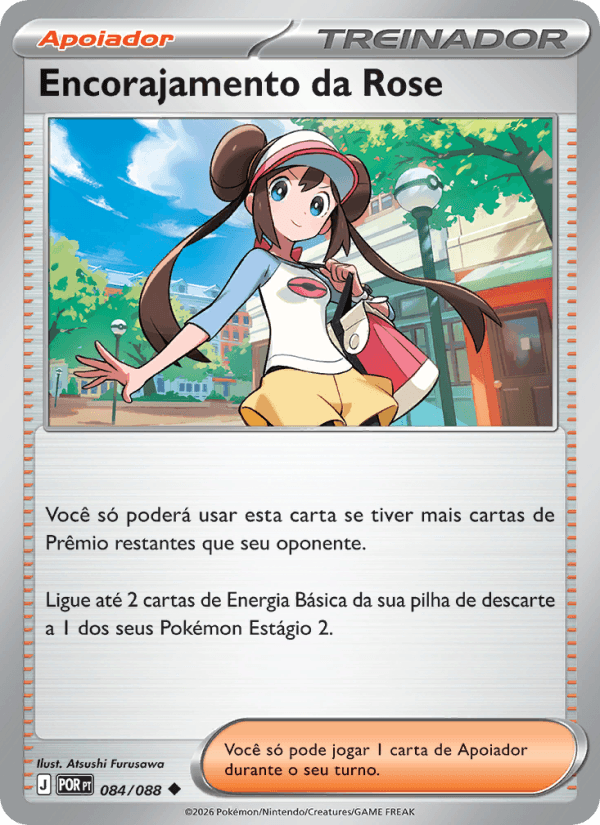 Encorajamento da Rose, carta 084 da expansão Equilíbrio Perfeito