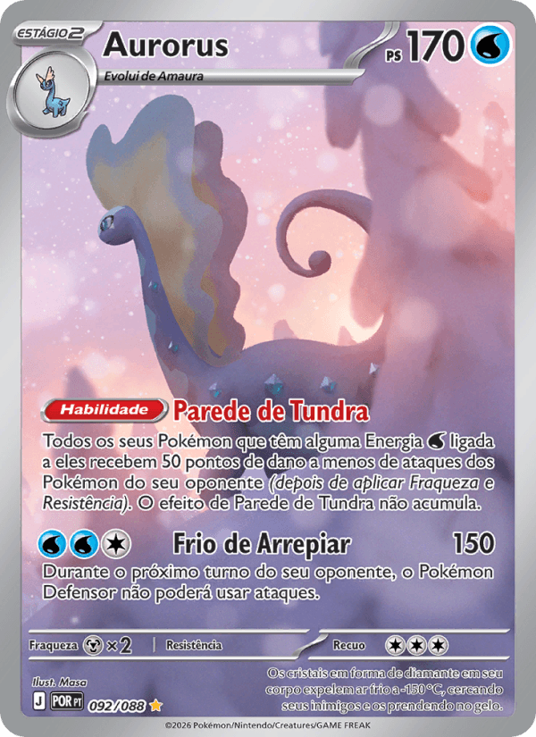 Aurorus, carta 092 da expansão Equilíbrio Perfeito