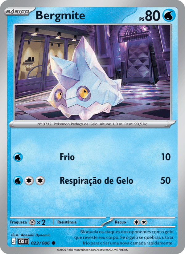 Bergmite, carta 023 da expansão Caos Ascendente