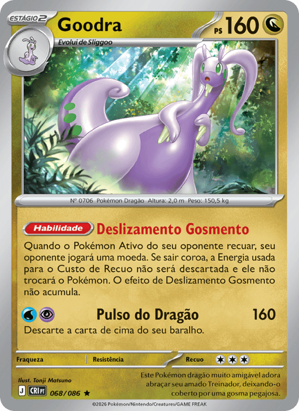 Goodra, carta 068 da expansão Caos Ascendente