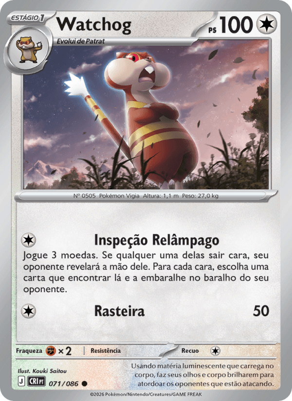 Watchog, carta 071 da expansão Caos Ascendente