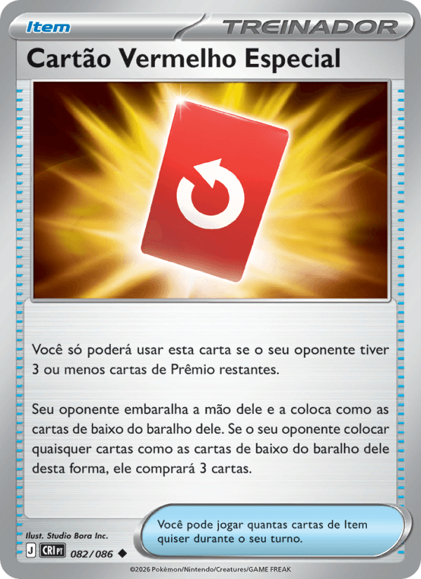 Cartão Vermelho Especial, carta 082 da expansão Caos Ascendente