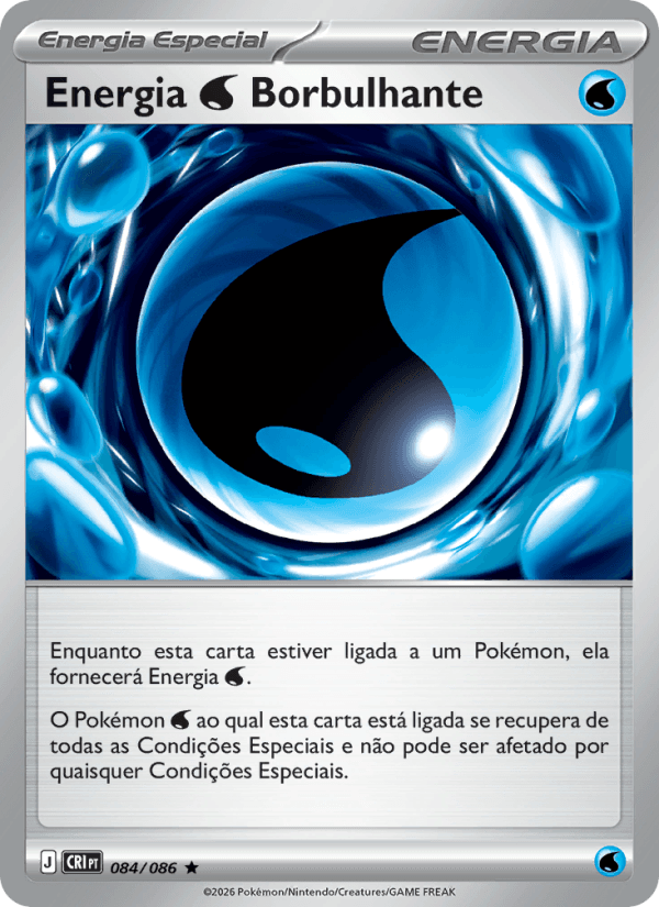 Energia Water Borbulhante, carta 084 da expansão Caos Ascendente