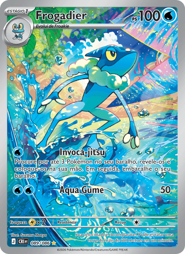 Frogadier, carta 089 da expansão Caos Ascendente