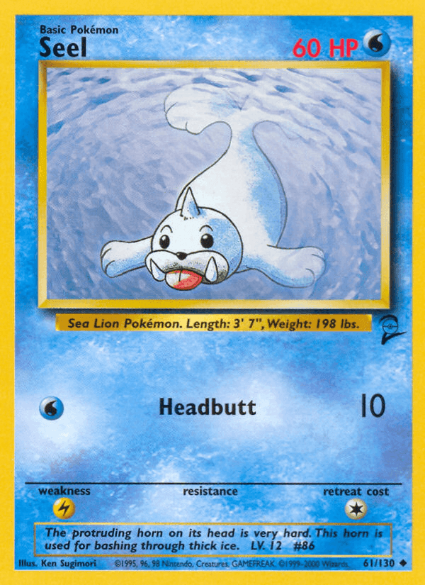 Seel, carta 61 da expansão Base Set 2