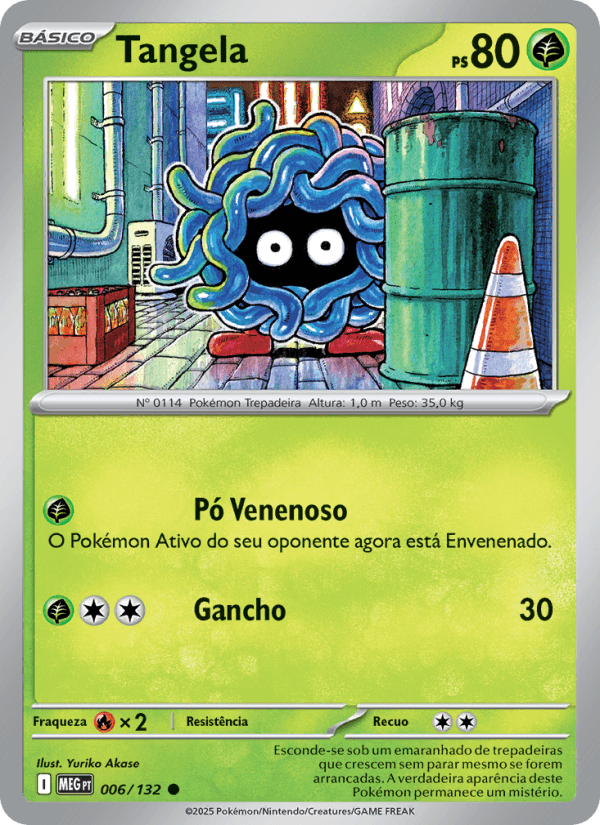 Tangela, carta 006 da expansão Mega Evolução