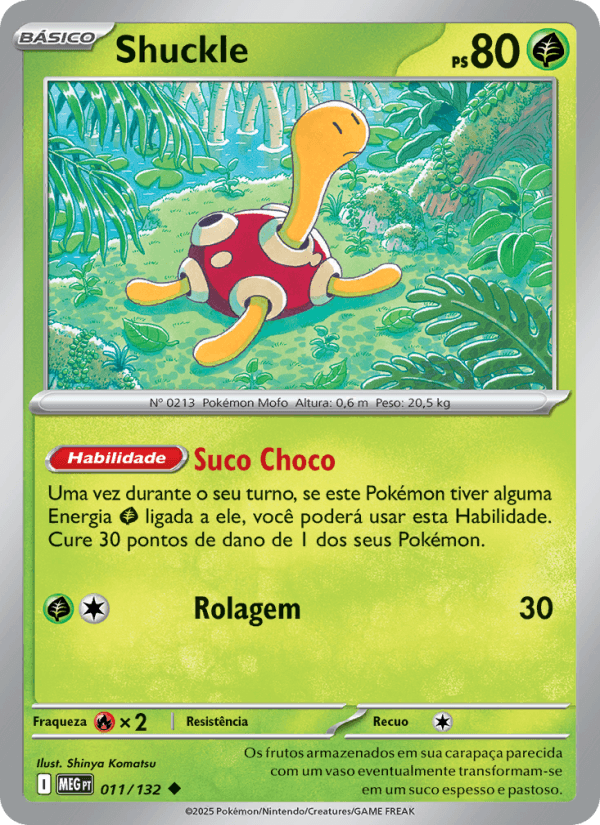 Shuckle, carta 011 da expansão Mega Evolução