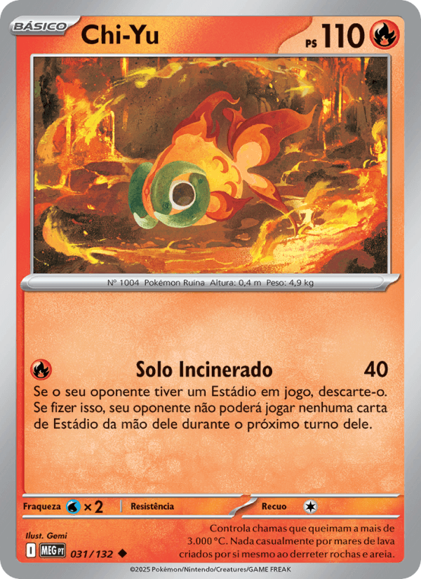 Chi-Yu, carta 031 da expansão Mega Evolução