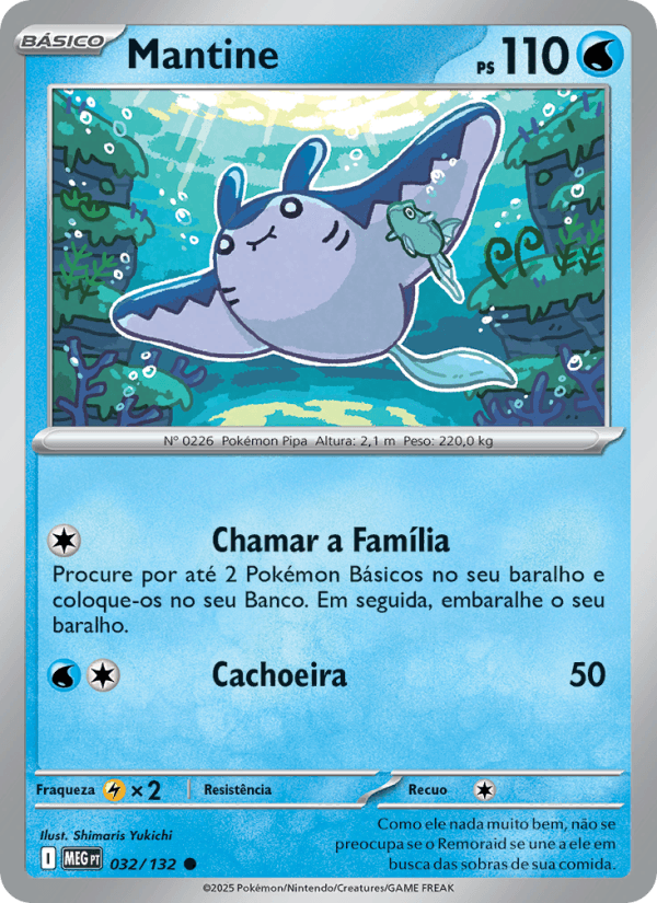 Mantine, carta 032 da expansão Mega Evolução