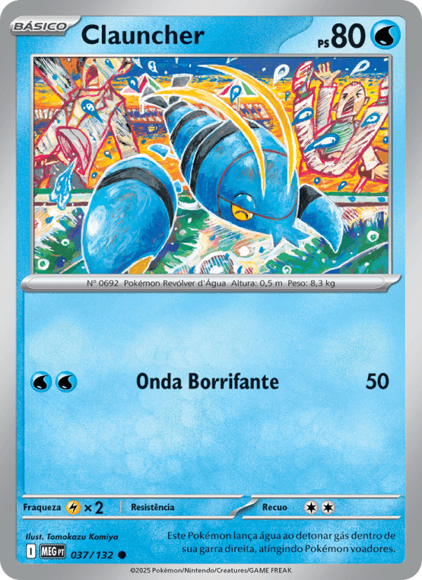 Clauncher, carta 037 da expansão Mega Evolução
