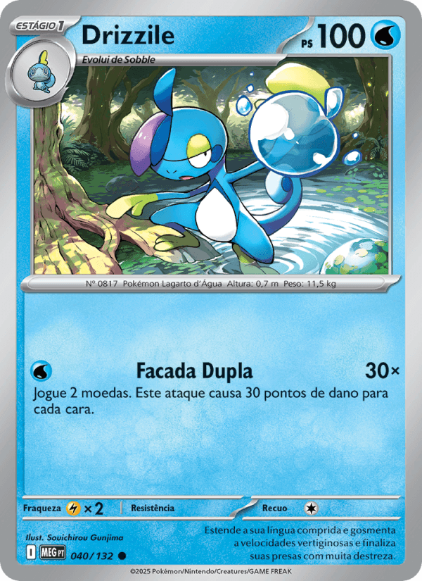 Drizzile, carta 040 da expansão Mega Evolução