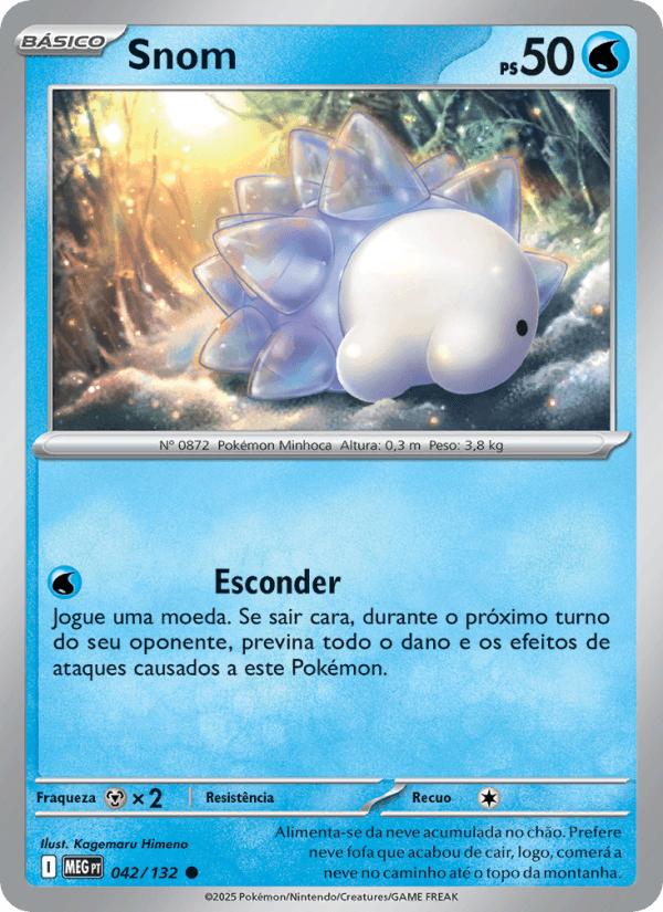 Snom, carta 042 da expansão Mega Evolução