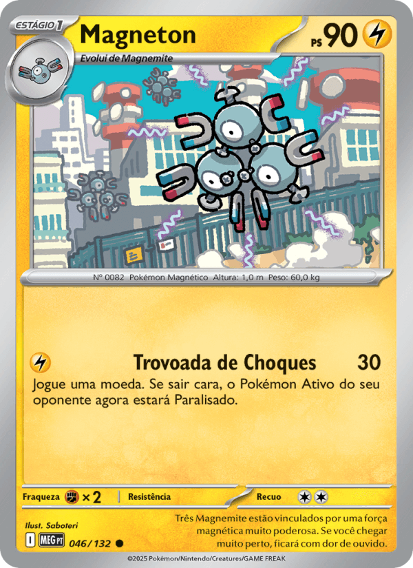 Magneton, carta 046 da expansão Mega Evolução