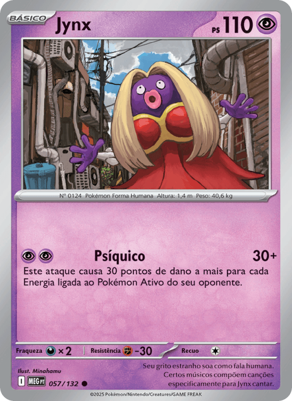 Jynx, carta 057 da expansão Mega Evolução