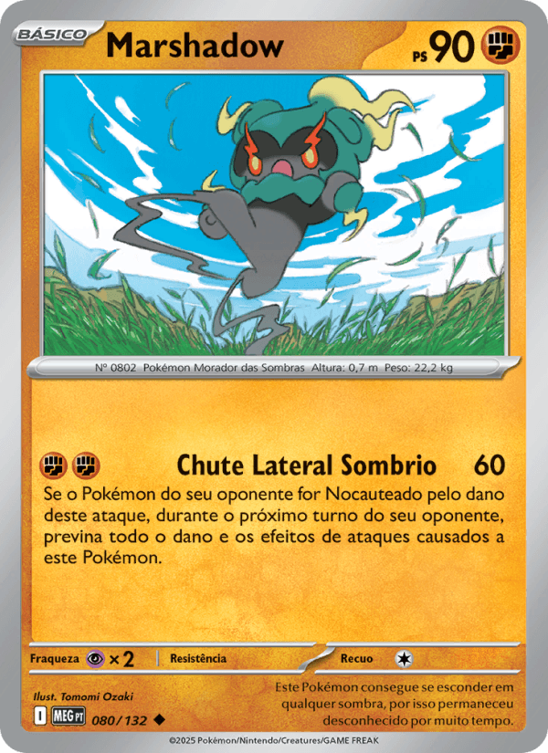 Marshadow, carta 080 da expansão Mega Evolução