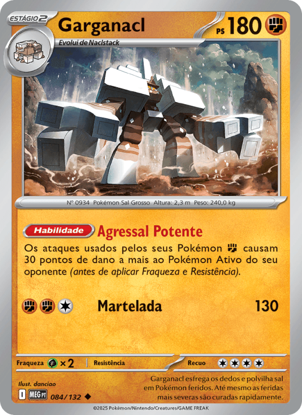 Garganacl, carta 084 da expansão Mega Evolução