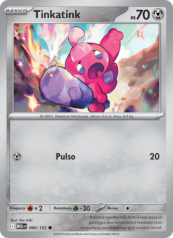 Tinkatink, carta 096 da expansão Mega Evolução