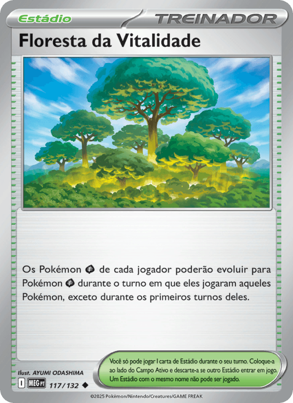 Floresta da Vitalidade, carta 117 da expansão Mega Evolução
