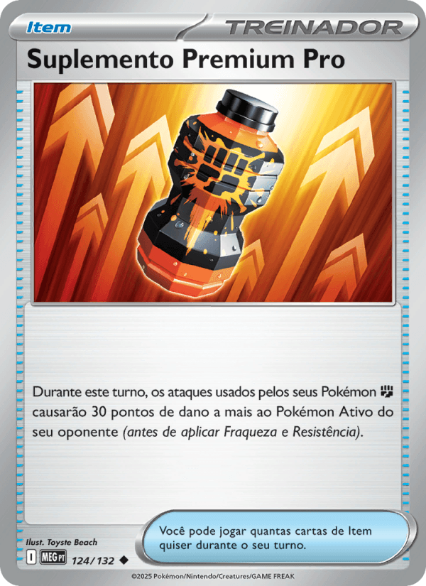 Suplemento Premium Pro, carta 124 da expansão Mega Evolução