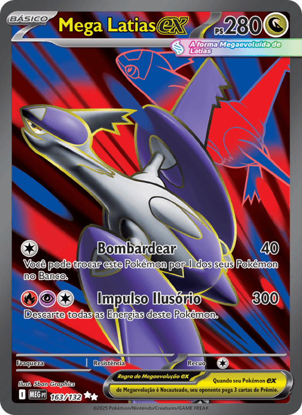 Mega Latias ex, carta 163 da expansão Mega Evolução