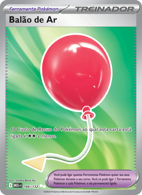 Balão de Ar, carta 166 da expansão Mega Evolução