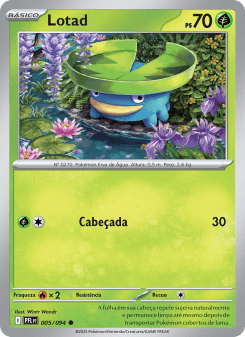 Lotad — carta 005 de Fogo Fantasmagórico