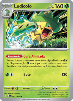 Ludicolo — carta 007 de Fogo Fantasmagórico
