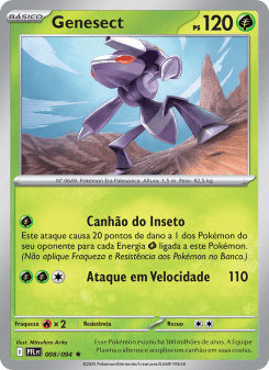 Genesect — carta 008 de Fogo Fantasmagórico