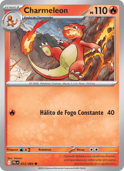 Charmeleon — carta 012 de Fogo Fantasmagórico