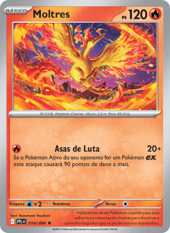 Moltres — carta 014 de Fogo Fantasmagórico