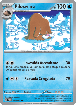 Piloswine — carta 024 de Fogo Fantasmagórico
