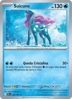 Suicune — carta 026 de Fogo Fantasmagórico