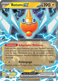 Rotom ex — carta 029 de Fogo Fantasmagórico